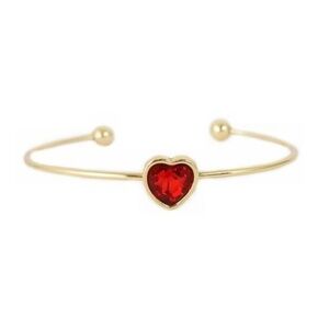 MINI HEART THIN CUFF BRACELET